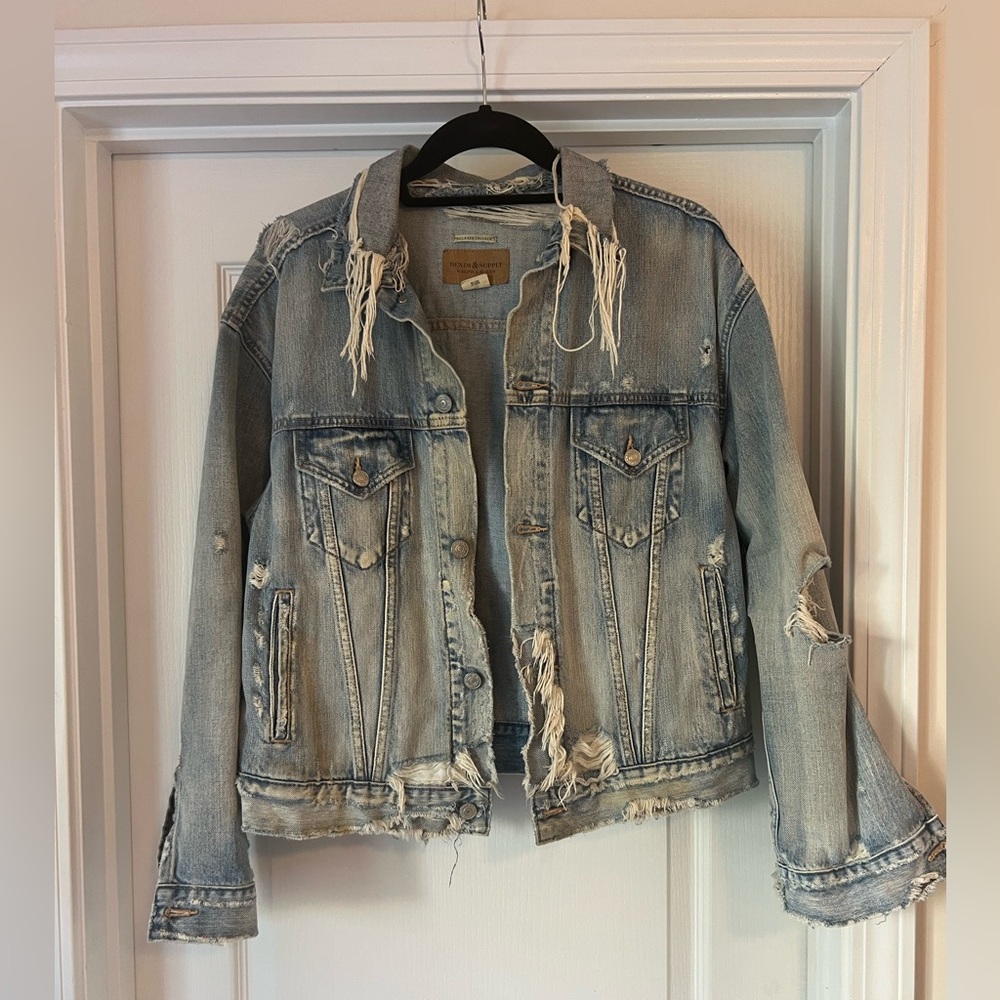 Denim & Supply Ralph Lauren Distressed Trucker Jacket